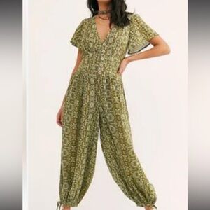 Free People Layla Geometric jumpsuit